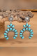Pumpkin Blossom Turquoise Earrings MOQ 5PCs