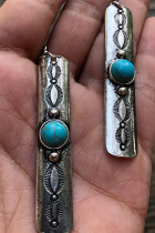 Ethnic Bohemian Turquoise Alloy Earrings MOQ 5PCs