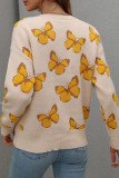 Butterfly Knit Pullover Sweaters
