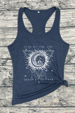 Live By The Sun Dream By The Moon Sleeveless Tank Top Unishe Wholesale