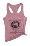 Live By The Sun Dream By The Moon Sleeveless Tank Top Unishe Wholesale