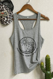 Happiness comes in waves Sleeveless Tank Top Unishe Wholesale