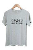 It's Just A Phase Moon Graphic T-Shirt Unishe Wholesale