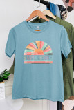 Rainbow Sunkissed Sleeve Graphic Tee Unishe Wholesale