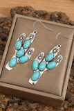 Turquoise Cactus Earrings MOQ 5PCs