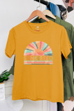 Rainbow Sunkissed Sleeve Graphic Tee Unishe Wholesale