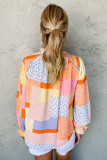 Multicolor Mixed Print Blouse