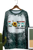 Love like jesus Bleached Long Sleeves Top Unishe Wholesale