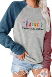 Teacher Crayons,Crayons Kids Caffeine Long Sleeve Top Women UNISHE Wholesale