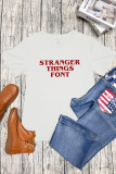 Stranger Things O-neck Short Sleeve Top Women UNISHE Wholesale