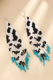 Cow Pattern Beads Earrings MOQ 5pcs