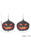 Halloween Bead Pumpkin Earrings MOQ 5PCs