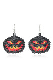 Halloween Bead Pumpkin Earrings MOQ 5PCs