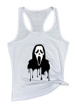 Ghost Face halloween  O-neck Sleeveless Tank Top Unishe Wholesale