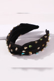 Colorful Glass Knotted Hair Band MOQ 3PCs