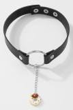 Circle Buckled Chocker Necklace MOQ 5pcs