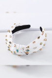 Colorful Glass Knotted Hair Band MOQ 3PCs