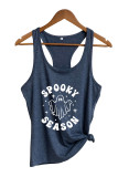 Spooky Season,Halloween Vibes O-neck Sleeveless Tank Top Unishe Wholesale