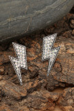 Rhinestone Lightening Earrings MOQ 5pcs