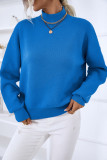 Turtleneck Plain Knitting Sweater 