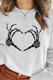 Skeleton Hand Heart Sign Bones  sweatshirt Unishe Wholesale