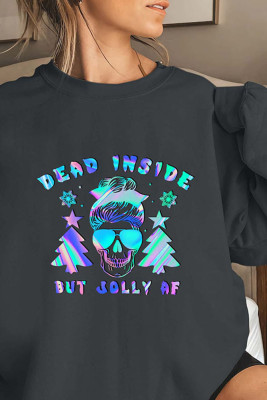 DEAD INSIDE BUT JOLLY AF Crewneck  Sweatshirt Unishe Wholesale