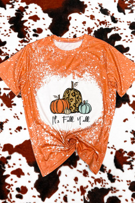 Fall Halloween Pumpkin Thanksgiving Graphic Tee Unishe Wholesale