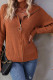 Plain Stand Collar Open Zipper Knit Cardigans