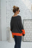 Color Block Oversized Pullover Sweaters