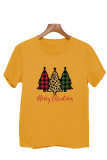 Leopard Print Merry Christmas Farmhouse  Happy Holidays Couple shirts Unishe Wholesale