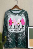 Ghost ,On Wednesday We Wear Pink Graphic Bleached Pullover Unishe Wholesale