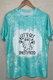 Let's get Sheet Faced ghost halloween Graphic Tee Unishe Wholesale