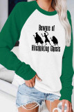 Beware of Hitchhiking Ghosts couple Long Sleeve Top UNISHE Wholesale