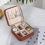 Solid Convenient Zipper Necklace Ring Earring Travel Jewelry Box Unishe Wholesale MOQ 5pcs