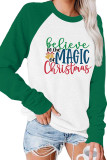 Believe In The Magic Of Christmas couple Long Sleeve Top UNISHE Wholesale