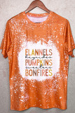 Flannels Hayrides Pumpkins Vintage Christmas Graphic Tee Unishe Wholesale