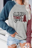 It's The Most Wonderful Time Of The Year，Christmas couple Long Sleeve Top UNISHE Wholesale