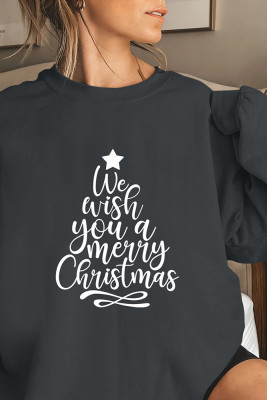 We Wish You A Merry Christmas，Christmas Tree Sweatshirt Unishe Wholesale