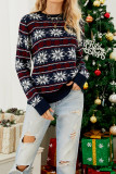 Christmas Snowflake Knitting Sweater
