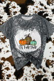 It's Fall Y'all，Leopard Pumpkin Graphic Tee Unishe Wholesale