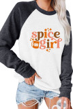 Pumpkin Spice Girl Retro Fall Thanksgiving couple Long Sleeve Top UNISHE Wholesale
