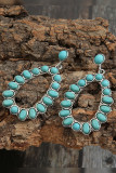 Turquoise Blossom Earrings MOQ 5PCS