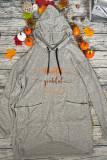 Thankful, Grateful, Blessed Pockets Hooded Dress Unishe Wholesale