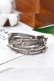 PU Leather Beads Bracelet MOQ 3PCS
