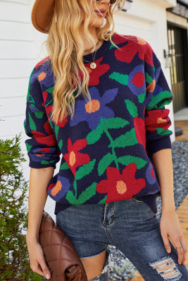 Sunflower Knitting Pullover Sweater 
