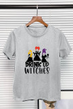 Halloween  Drink Up Witches  Sanderson Sister Couple Shirt Unishe Wholesale