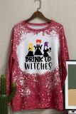 Halloween  Drink Up Witches  Sanderson Sister Bleached Long Sleeves Top Unishe Wholesale