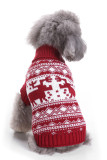 Turtleneck Christmas Pet Dog Clothing MOQ 3PCs