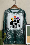 Halloween  Drink Up Witches  Sanderson Sister Bleached Long Sleeves Top Unishe Wholesale