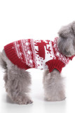 Turtleneck Christmas Pet Dog Clothing MOQ 3PCs
